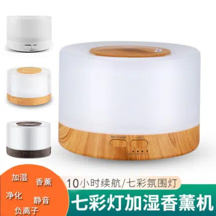 靜音空气加湿器 七彩氛圍燈 小型加湿器 大雾量 精油扩香机 香薰机 自动喷香
